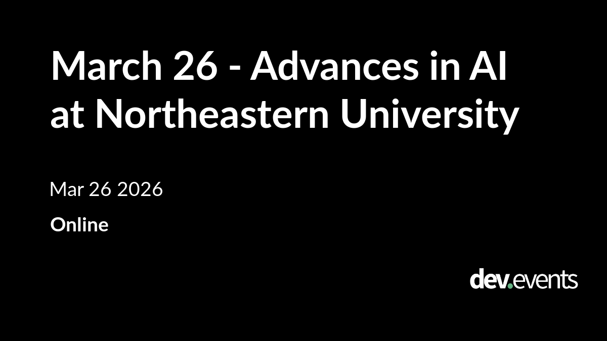 Advances in AI at Northeastern University