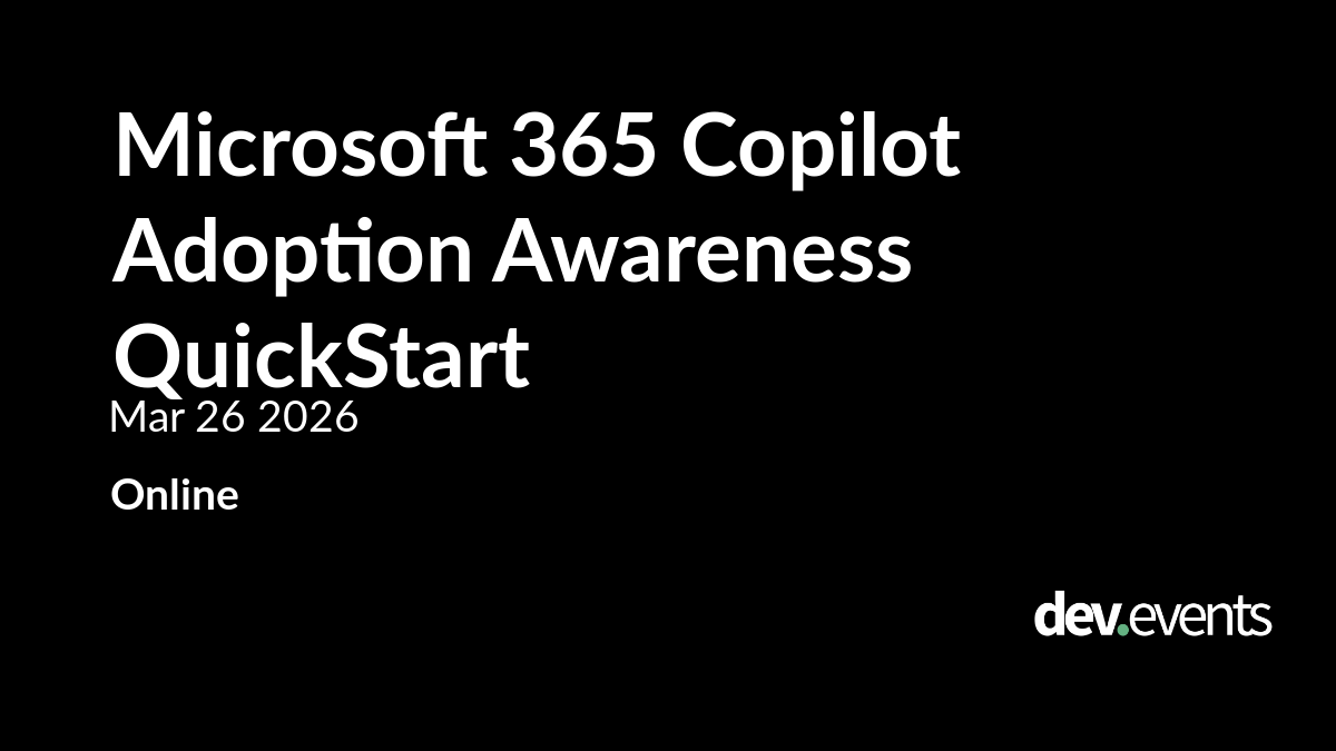 Microsoft 365 Copilot Adoption Awareness QuickStart