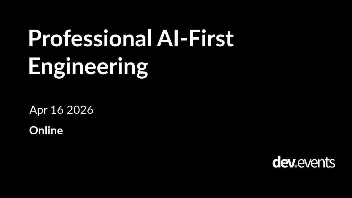 Professional AI-First Engineering