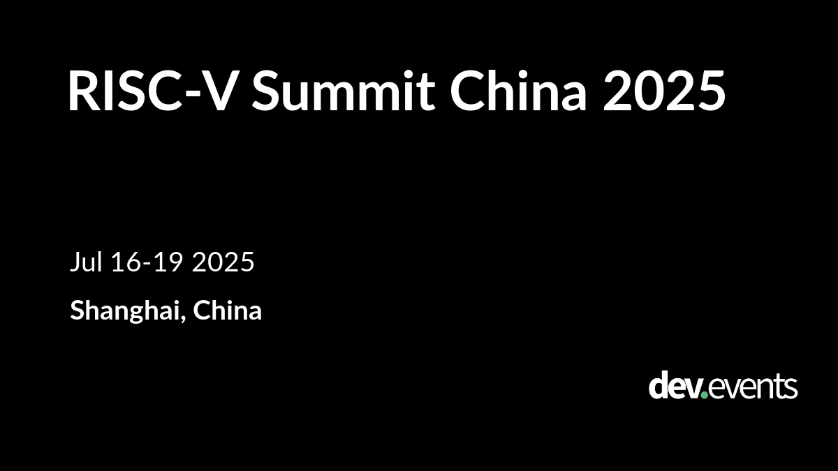 RISC-V Summit China 2025