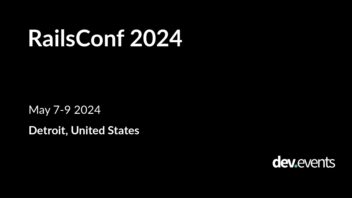 RailsConf 2024