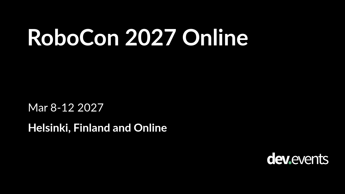 RoboCon 2027 Online