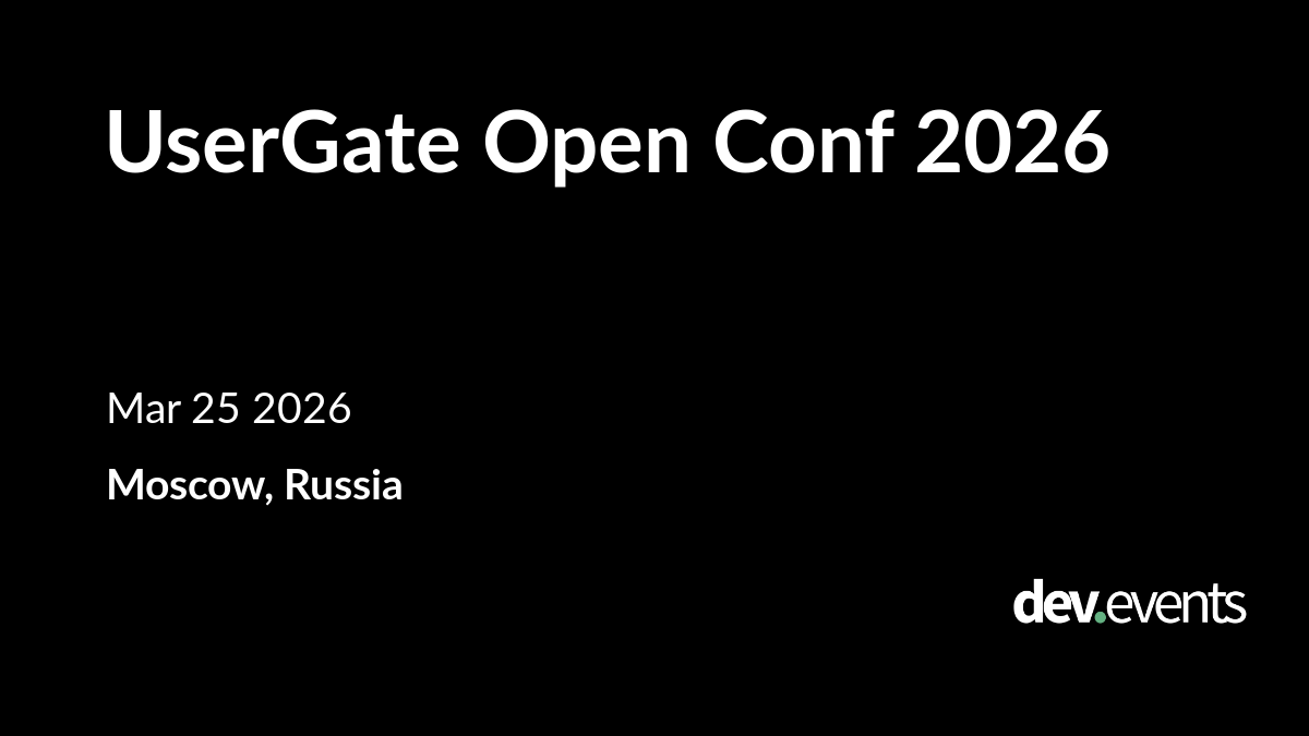 UserGate Open Conf 2026