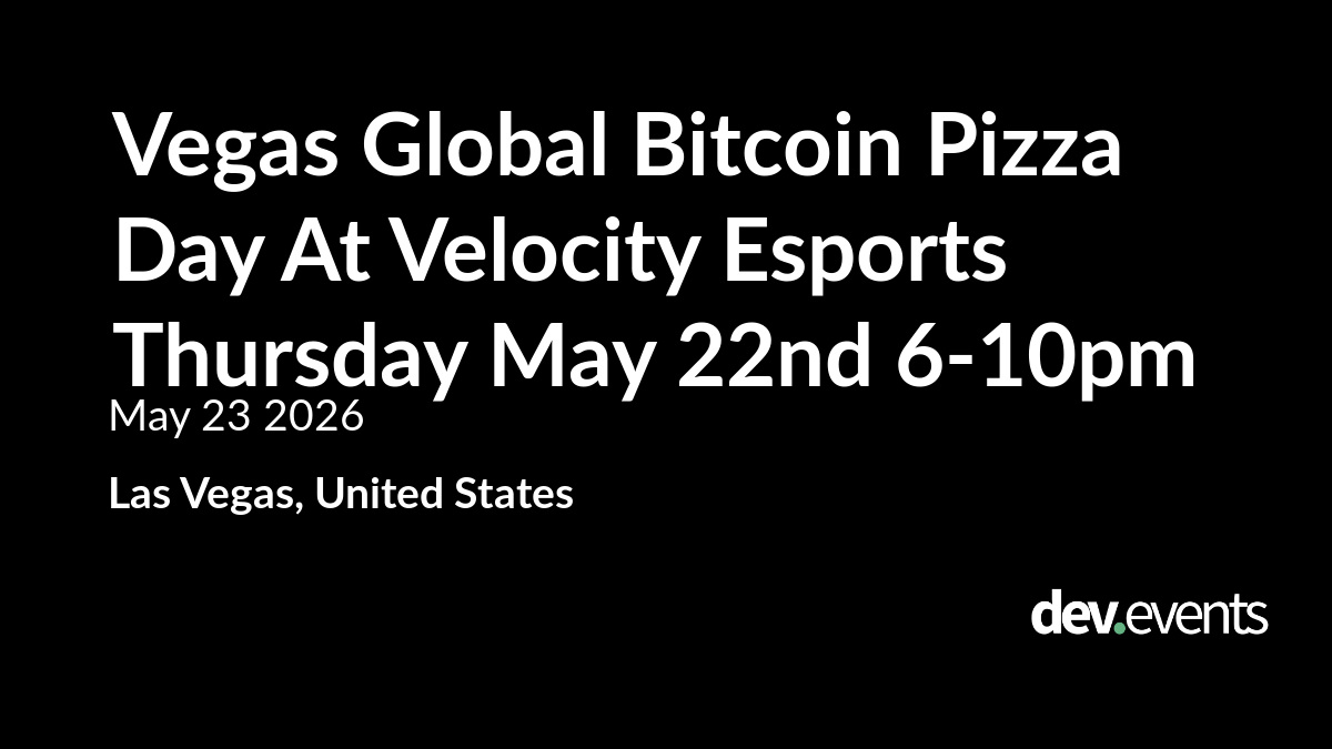 Web3 meetups 2026 / 2027