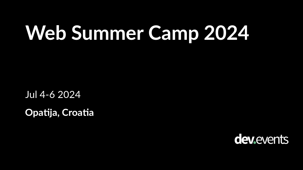 Web Summer Camp 2024