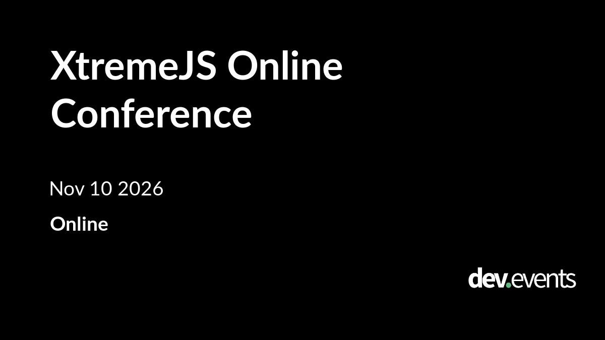XtremeJS Online Conference