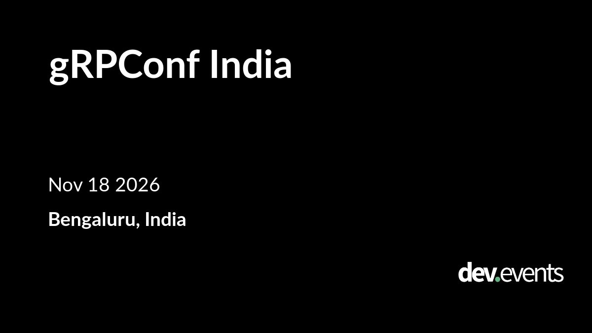 gRPConf India