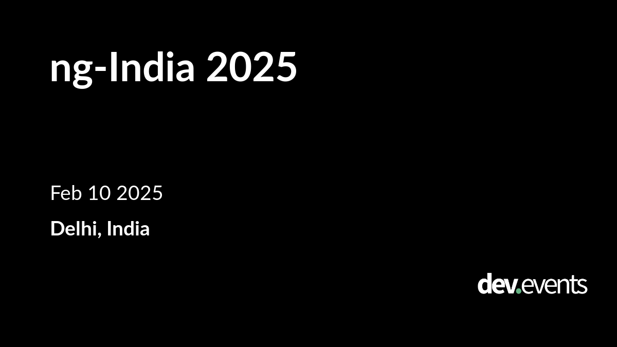 ngIndia 2025