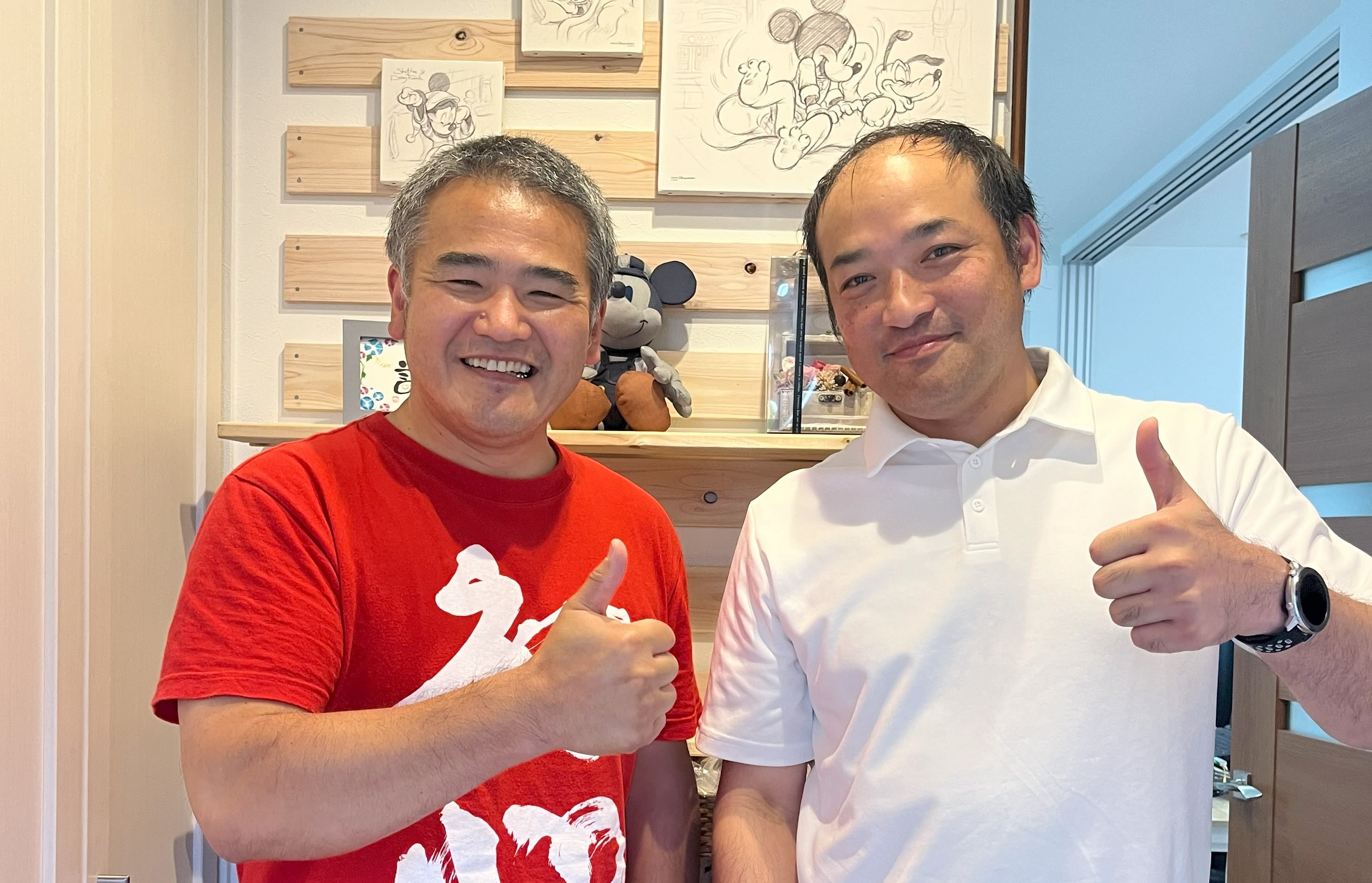 同志とパチリ！