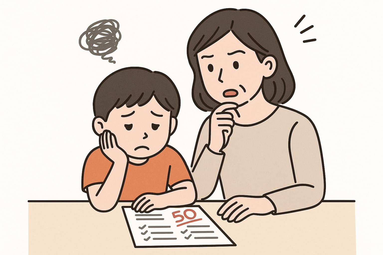 結果が悪かったとき、親はどうする？―自己肯定感を下げない対応法５つ