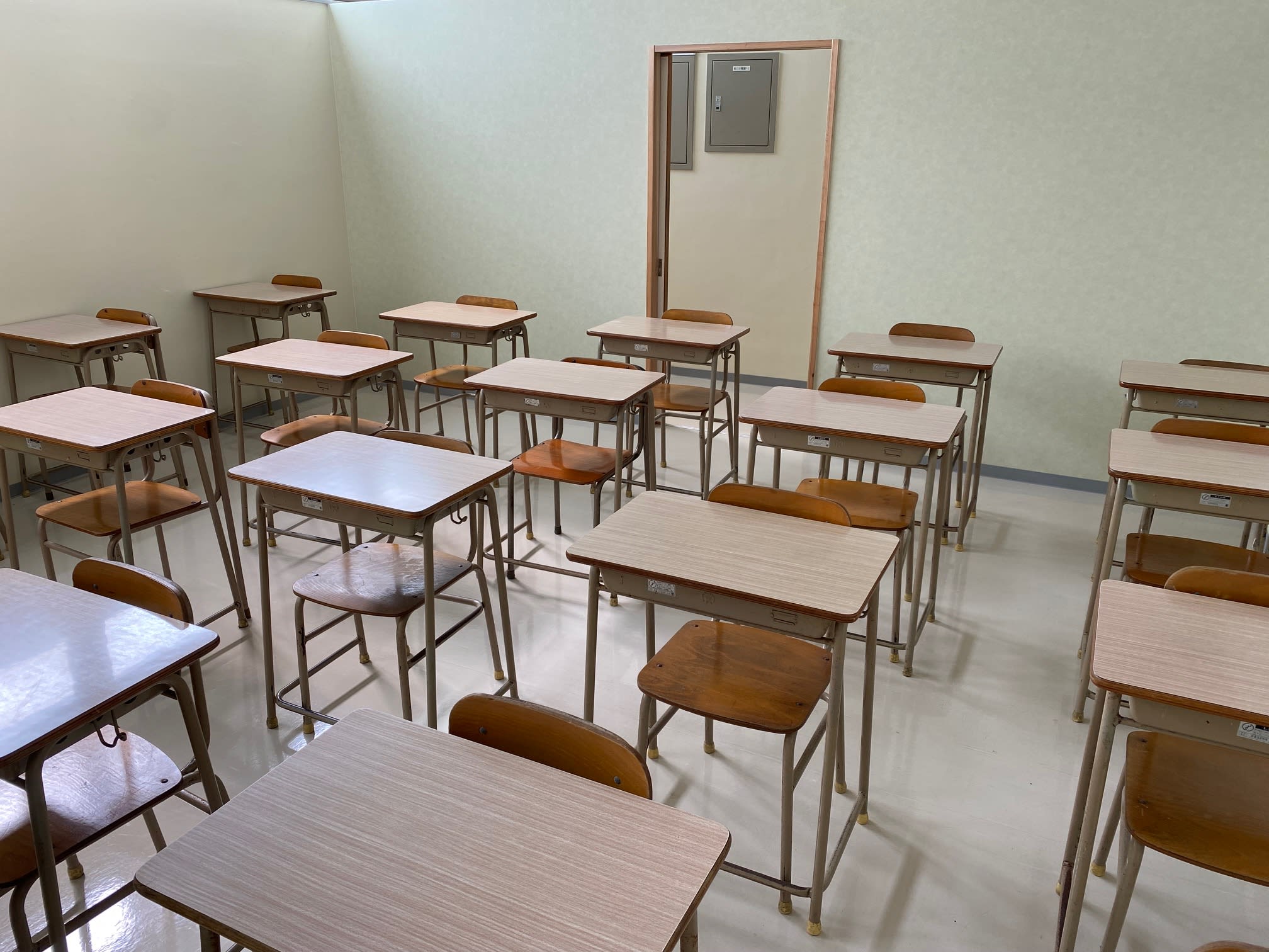 柔らかい雰囲気の教室で落ち着きます