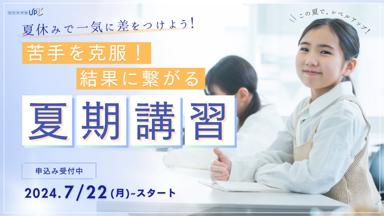 🌻夏期講習（個別指導＋映像授業）
