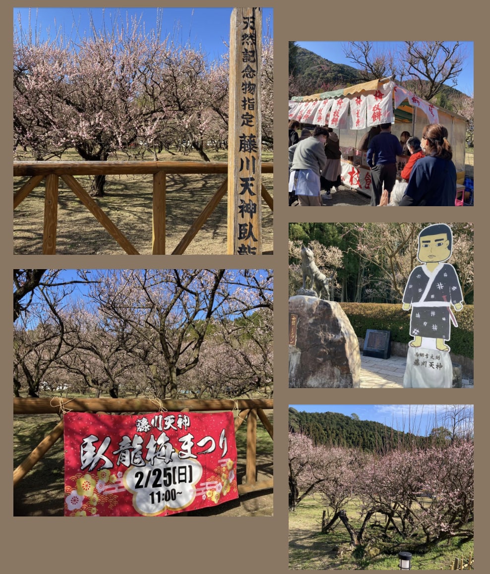 中３受験 入試まであと18日　藤川天神に行ってきました。