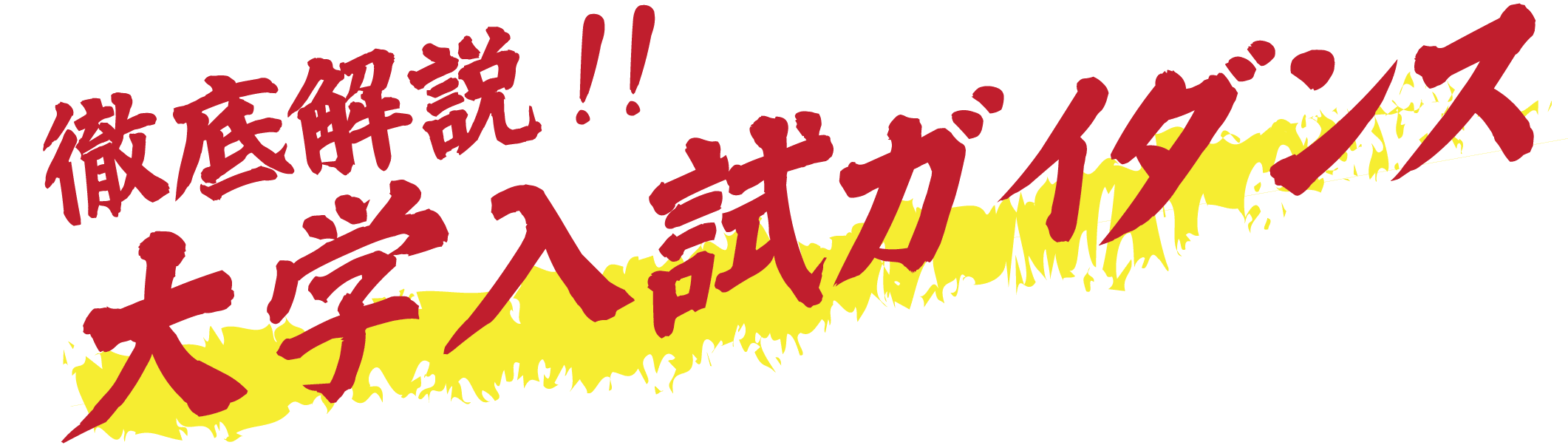 徹底解説　大学入試ガイダンス