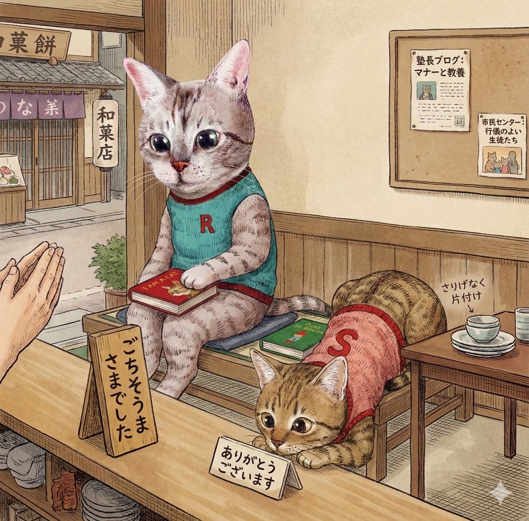 塾長ブログ No.159 2026/3/10 マナーと教養、その「お里」が語ること