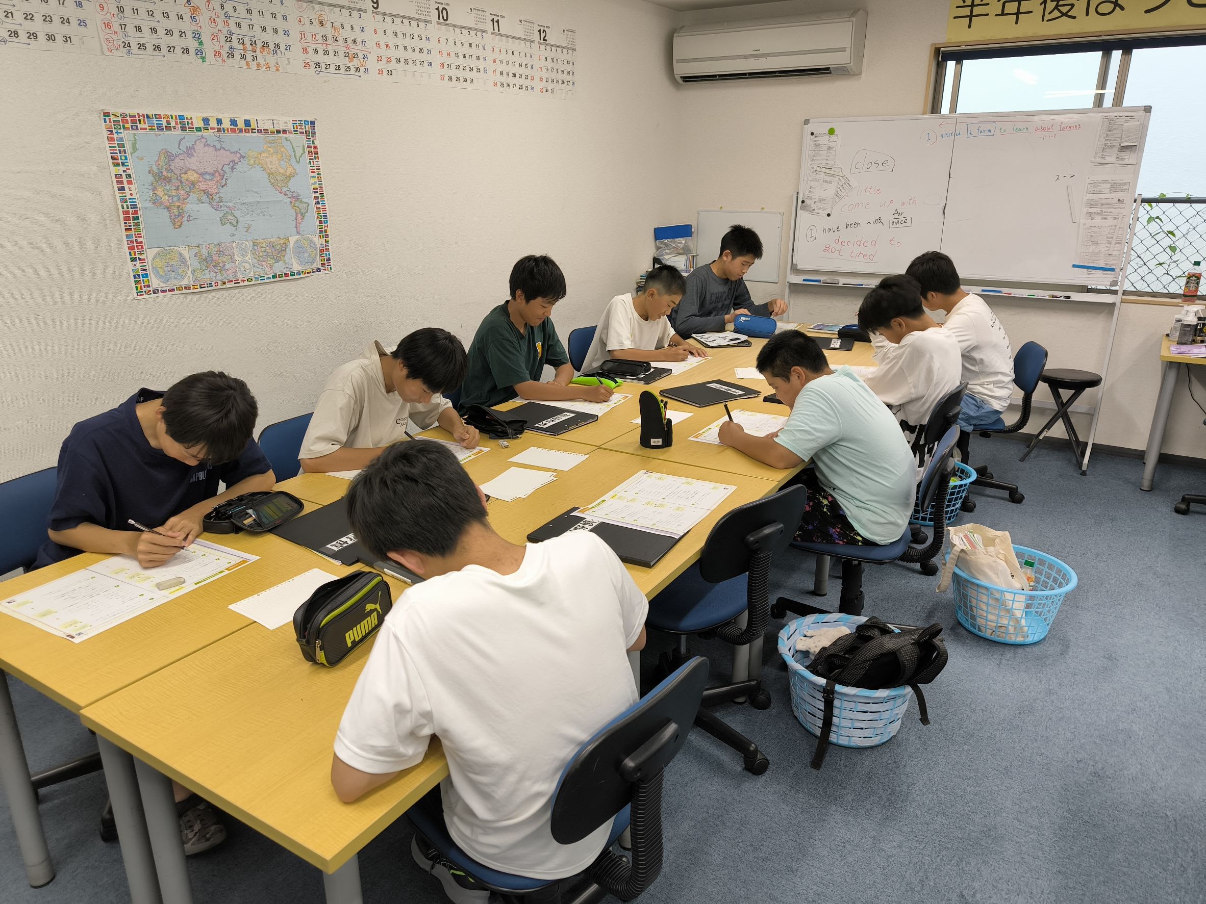 期末考査！テスト前補習です。