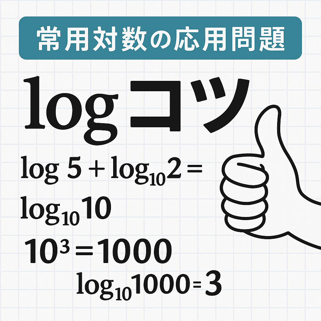 「常用対数の応用問題」のコツ|東京 数学専門 個別指導 大学受験 高校受験 中学受験 内申対策 渋谷数学塾