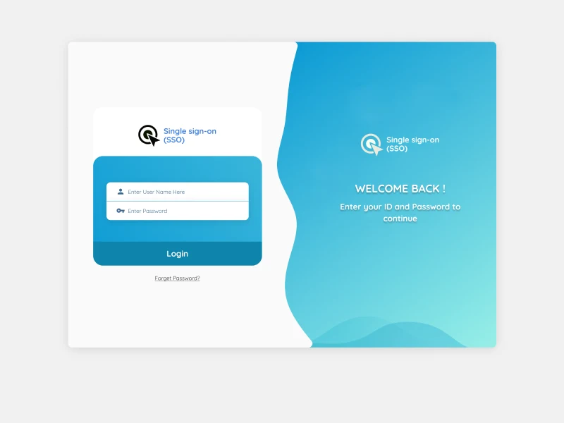 Modern Login Screen UI Template - Set 1