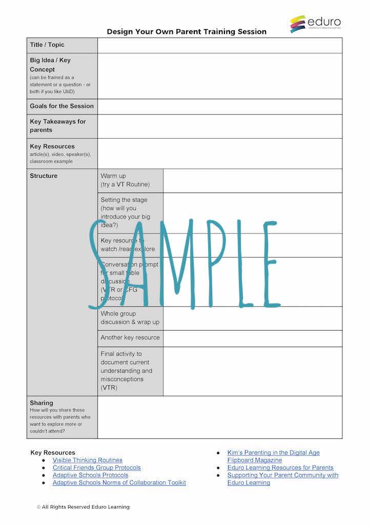 Supporting Your Parent Community: Checklist & Template for Parent ...