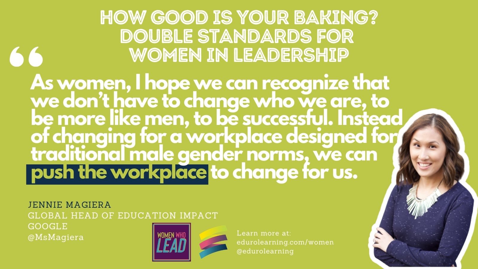 How Good Are You At Baking? Double Standards for Women in Leadership