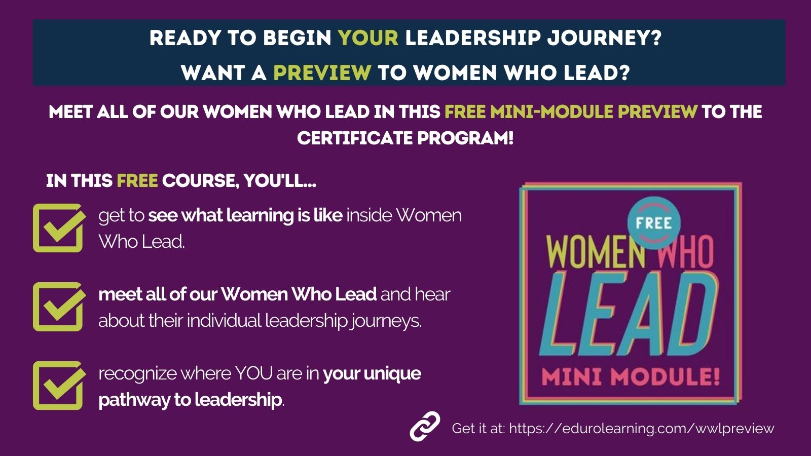 Ready to begin YOUR leadership journey?