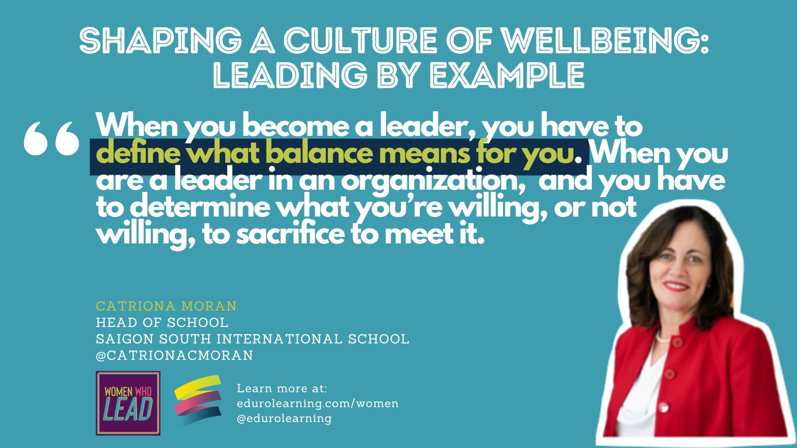 Shaping a Culture of Wellbeing in Schools: Leading By Example