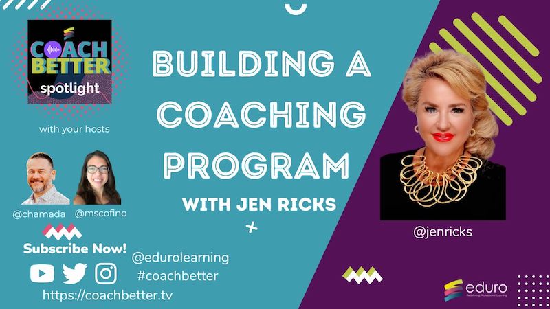 #coachbetter Episode 172 with Jen Ricks: Building a Coaching Program