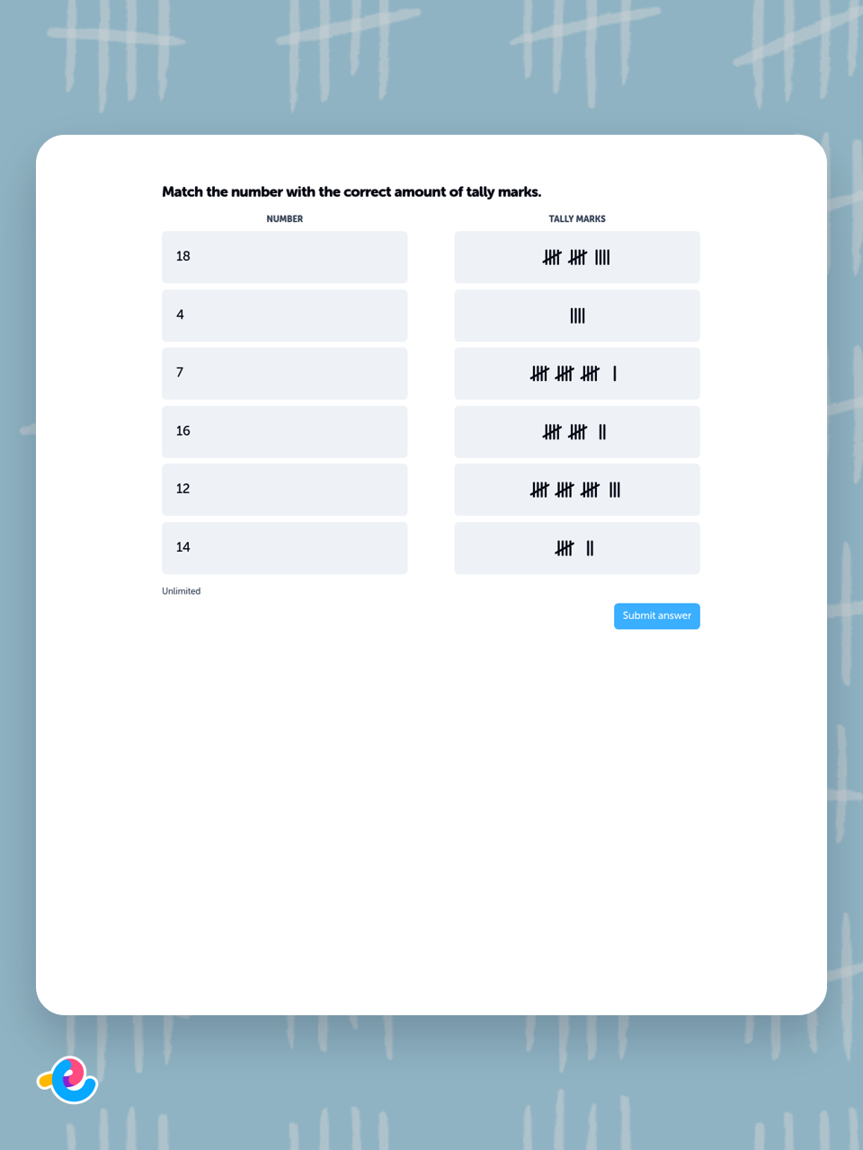 Using Tally Marks Activity teaching resources | Edzo