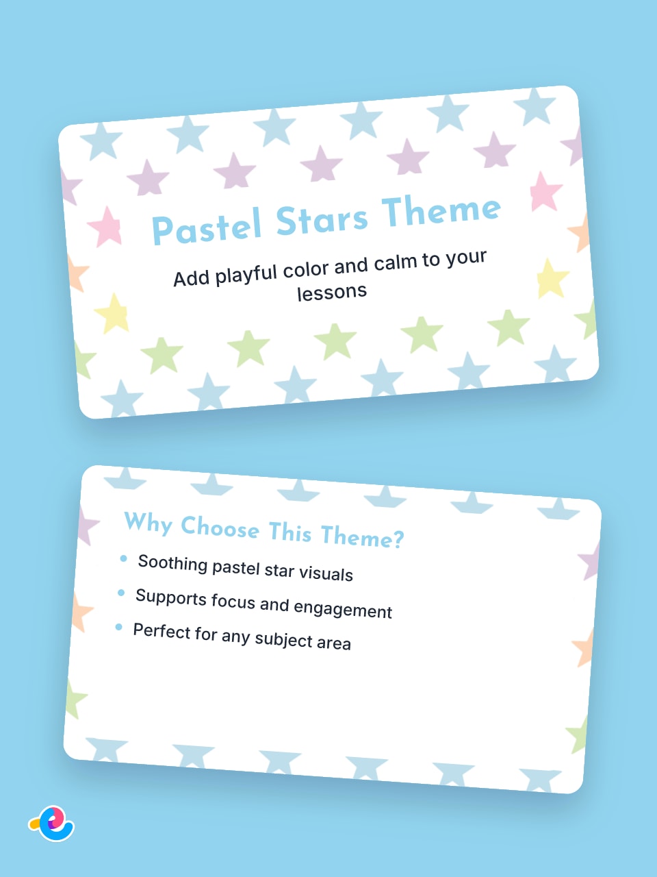 Pastel Stars Theme teaching resources | Edzo