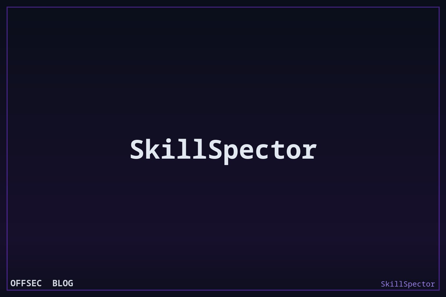 SkillSpector for pre-installation security scanning of AI agent skills