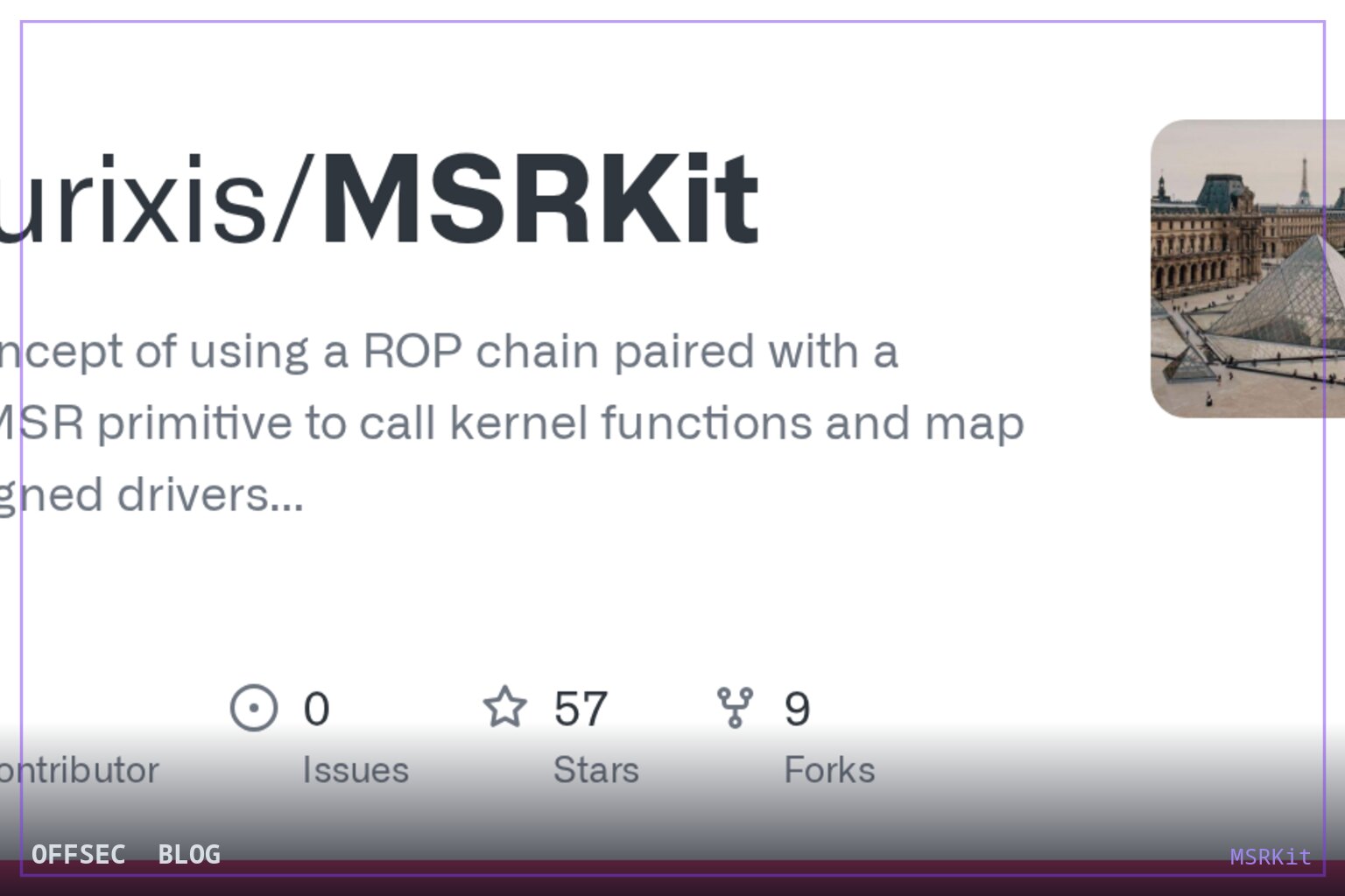 Turning a WRMSR primitive into kernel execution: inside MSRKit