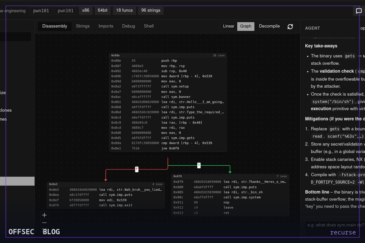 Inside recurse: an agentic reverse engineering IDE with a pure-Rust engine
