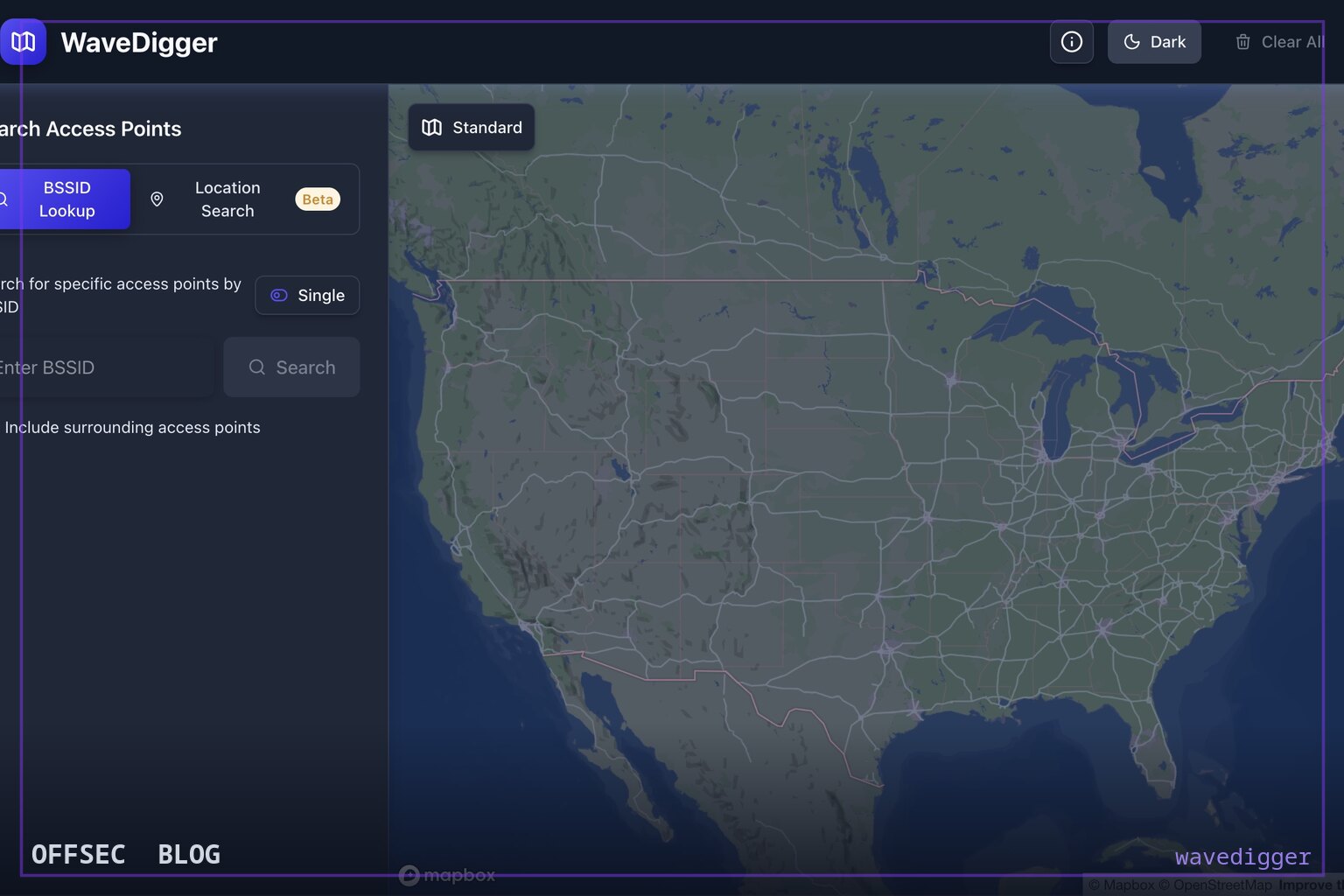 wavedigger for geolocating BSSIDs and cell towers via Apple's WLOC database
