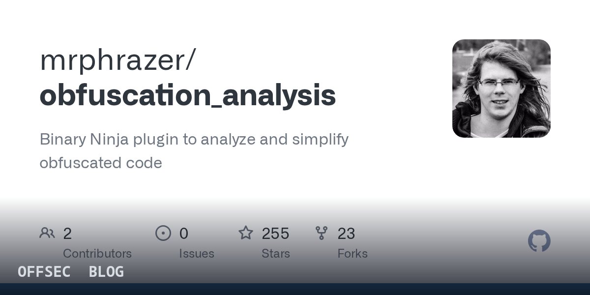 Simplifying Mixed-Boolean-Arithmetic obfuscation with obfuscation_analysis