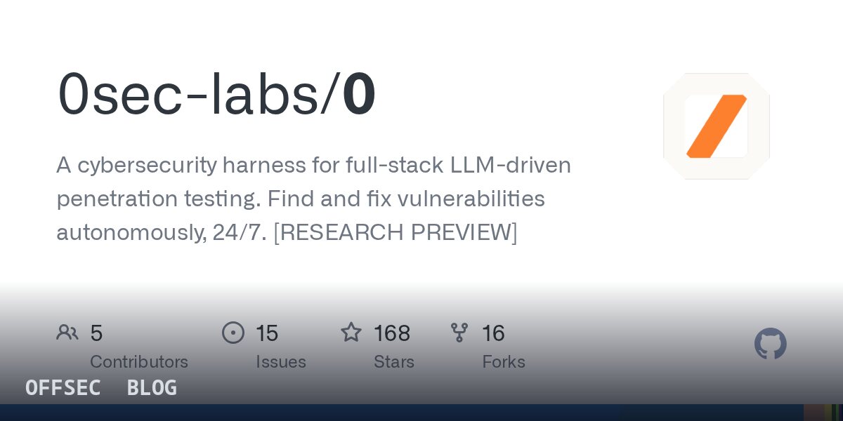 Zero for autonomous LLM-driven security research and self-securing software