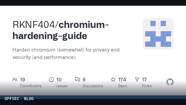 Hardening chromium deployments with chromium-hardening-guide