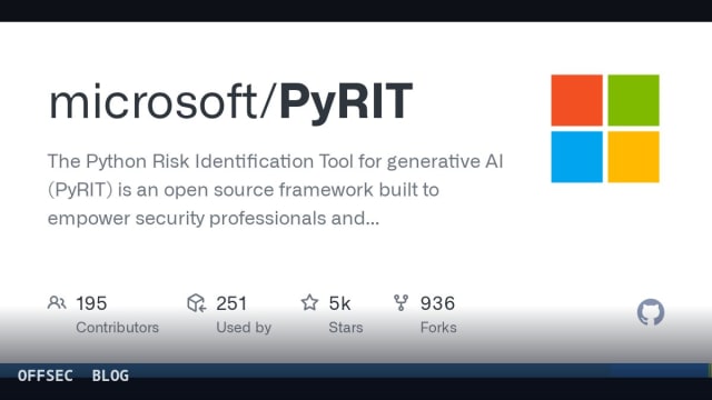 PyRIT for automating risk identification in generative AI systems