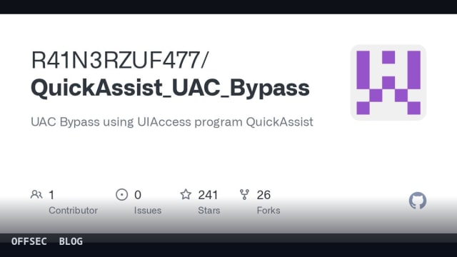 Inside QuickAssist_UAC_Bypass: how a UIAccess binary defeats always-notify UAC