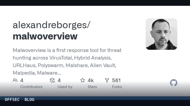malwoverview for first-response malware triage and multi-engine threat hunting