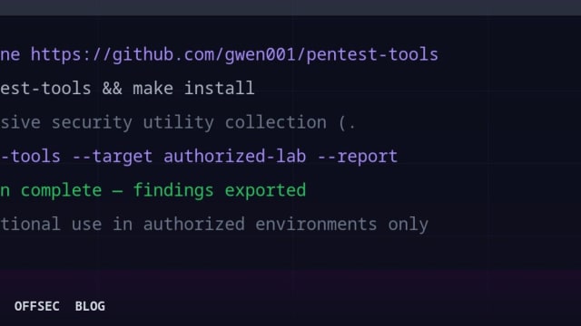 pentest-tools for quick reconnaissance and web checks during authorized tests