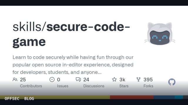 secure-code-game for hands-on secure coding and AI security training in the browser