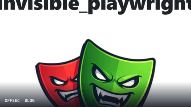invisible_playwright for stealthy browser automation that survives anti-bot fingerprinting