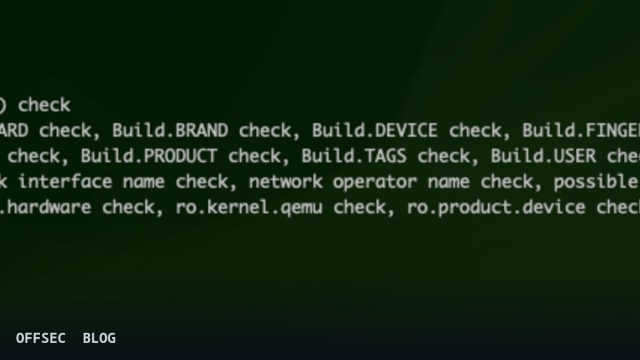APKiD for fingerprinting Android packers, obfuscators and compilers