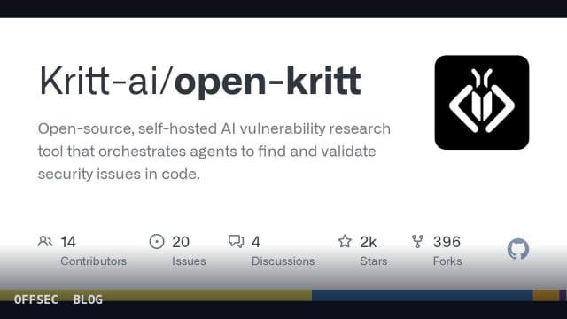 open-kritt for orchestrating AI agents in authorized code vulnerability research