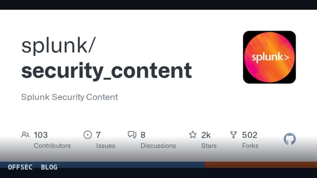 security_content for detection-as-code at scale in Splunk environments