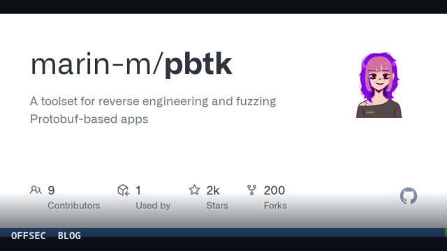 pbtk for recovering and fuzzing Protobuf schemas in reverse engineering work
