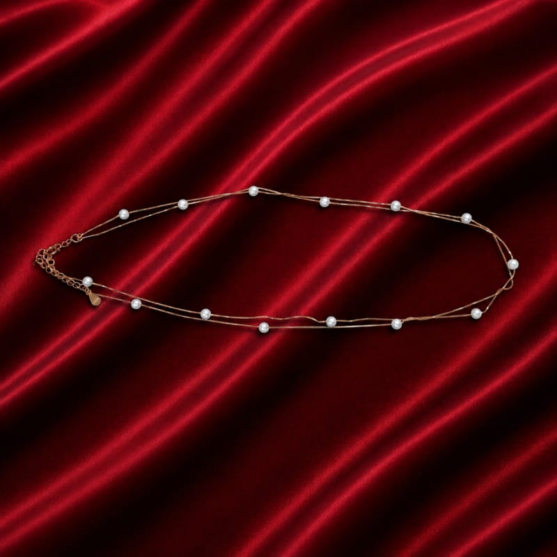Double layer pearl chain - view 3