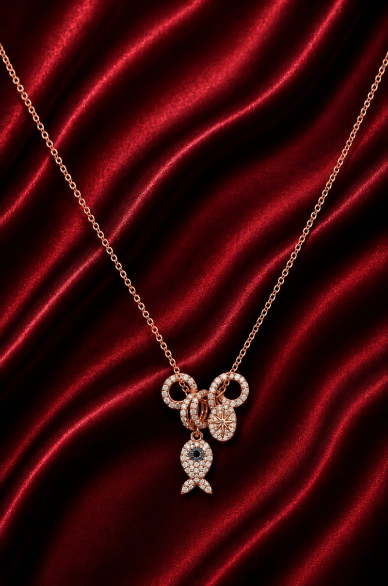 Fish pendent chain - view 2