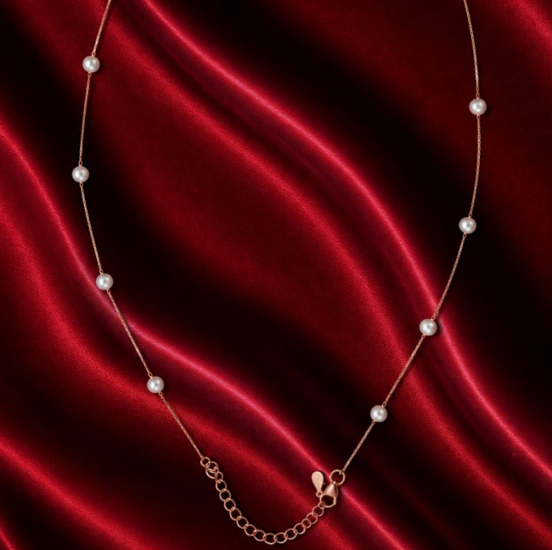 single pearl chain - view 2