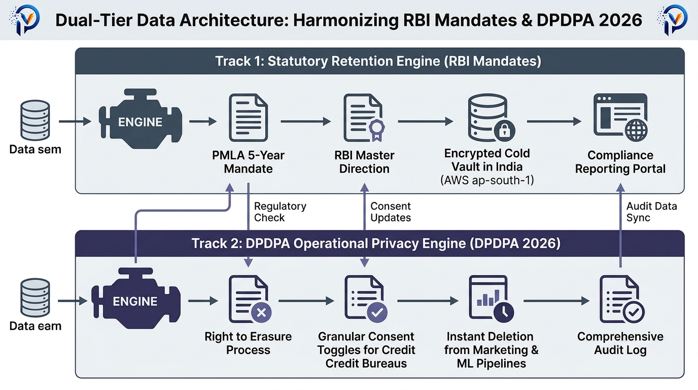 Dual-Tier Data Architecture: Harmonizing RBI Mandates & DPDPA 2026